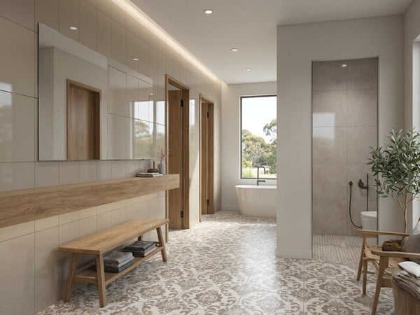 GNS Tile 15MIRGEG E234166 ANDRA MIRANDA GREIGE GLOSS 150X150MM