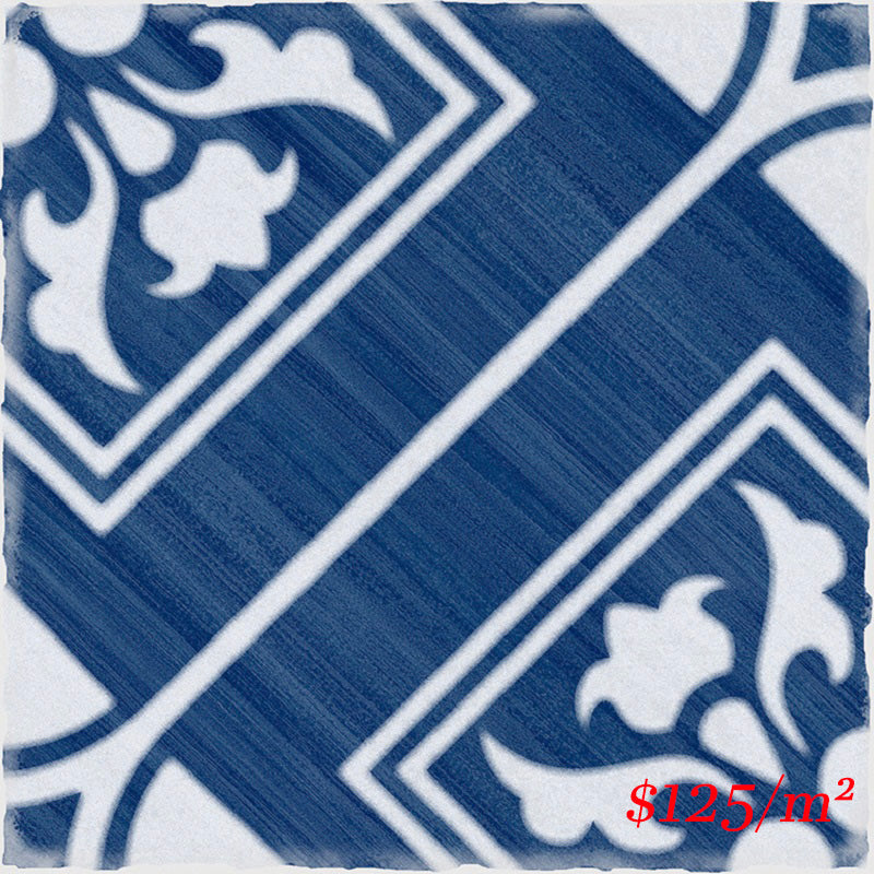 15TELBLG E234168 ANDRA TELMO NAVY BLUE GLOSS 150X150MM