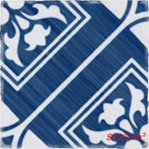 15TELBLG E234168 ANDRA TELMO NAVY BLUE GLOSS 150X150MM