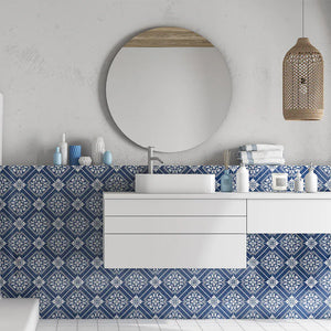GNS Tile 15TELBLG E234168 ANDRA TELMO NAVY BLUE GLOSS 150X150MM