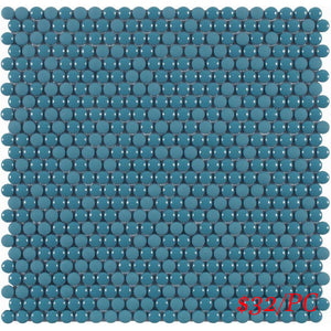 187538 DOTS BLUE 282X285mm Spain Made