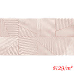 188076 BERLIN TRAZOS FLAMINGO MATT 147X147MM Spain Made