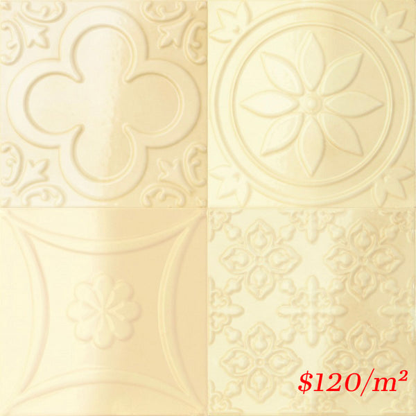 188091 LUCCIOLA VAINILLA GLOSS 150X150mm Spain Made