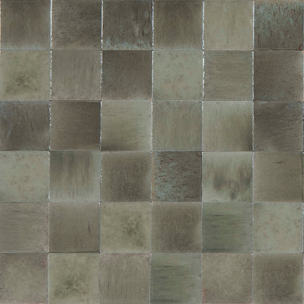 1GLECHG GLEEZE GRIIGIO CHARCOAL GLOSS 100X100MM Made in Italy