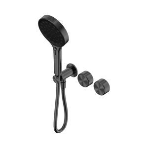 SERENITY PROGRESSIVE SHOWER SYSTEM WITH METAL HANDLE AND SERENITY HAND SHOWER GUN METAL (24E030GM)