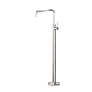 MECCA FREESTANDING BATH MIXER SQUARE SHAPE BRUSHED NICKEL (NR221903bBN)