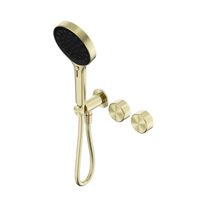 SERENITY PROGRESSIVE SHOWER SYSTEM WITH METAL HANDLE AND SERENITY HAND SHOWER BRUSHED GOLD (24E030BG)