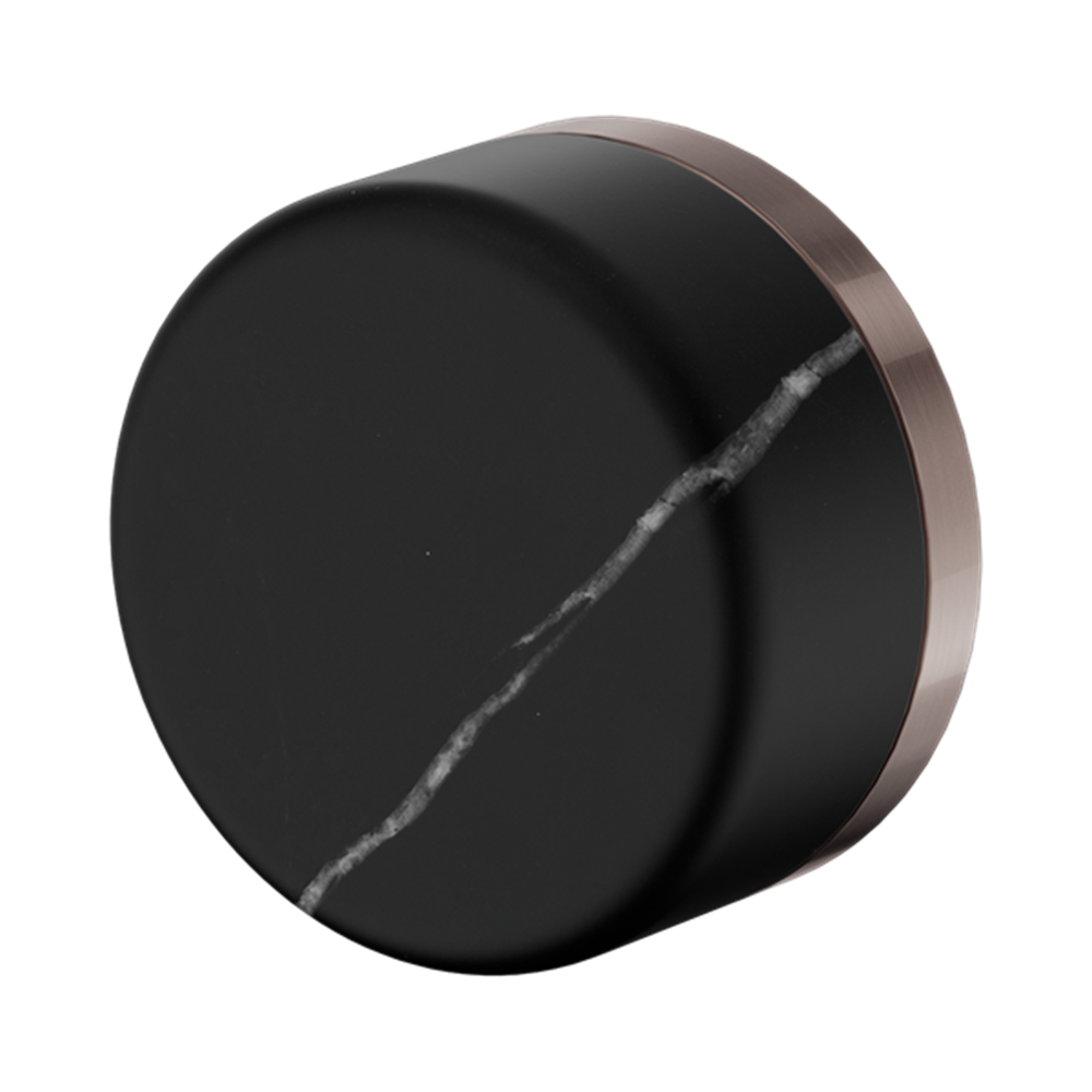 SERENITY PROGRESSIVE SHOWER MIXER WITH MARQUINA BLACK HANDLE BRUSHED BRONZE (24E128BZ)