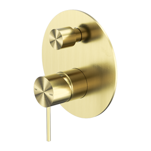MECCA SHOWER MIXER WITH DIVERTOR BRUSHED GOLD (NR221911ABG)