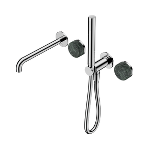 SERENITY PROGRESSIVE SHOWER SYSTEM WITH SPOUT WITH VERDE ALPI HANDLE AND SLIM SHOWER CHROME (24E008CH)
