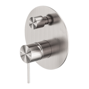 MECCA SHOWER MIXER WITH DIVERTOR BRUSHED NICKEL (NR221911ABN)