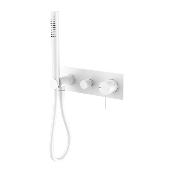 MECCA SHOWER MIXER DIVERTOR SYSTEM MATTE WHITE (NR221912EMW)