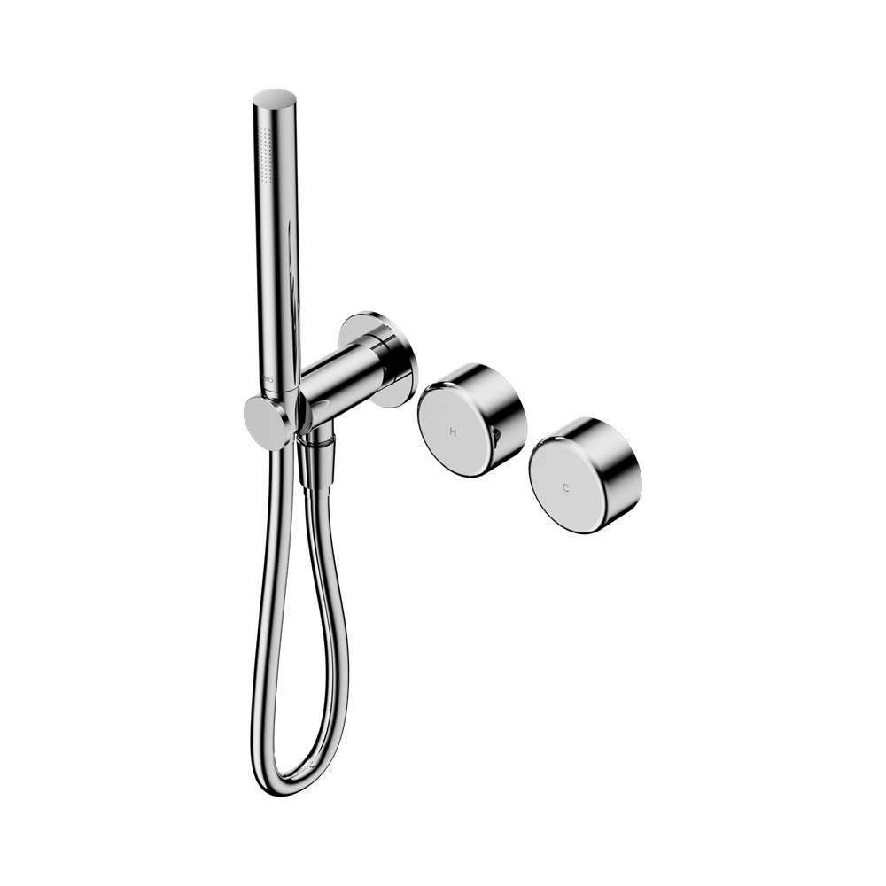 SERENITY PROGRESSIVE SHOWER SYSTEM WITH METAL HANDLE AND SLIM SHOWER CHROME (24E024CH)