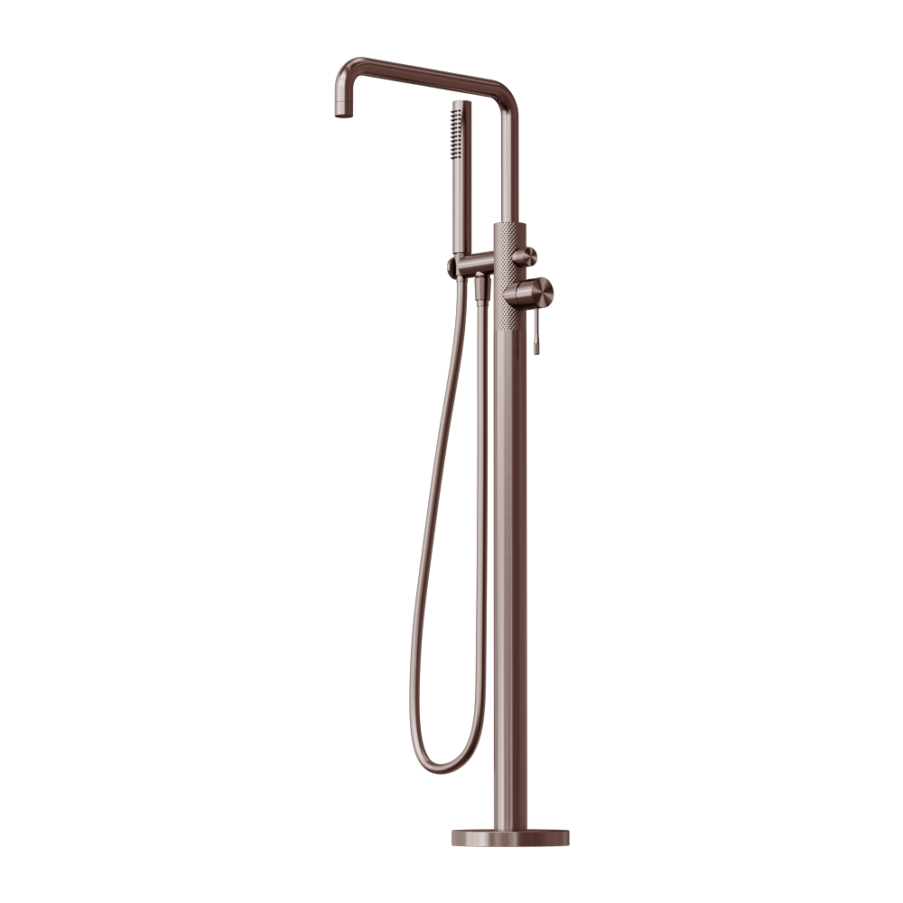 OPAL FREESTANDING BATH MIXER WITH HAND SHOWER BRUSHED BRONZE (NR251903aBZ)