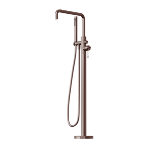 OPAL FREESTANDING BATH MIXER WITH HAND SHOWER BRUSHED BRONZE (NR251903aBZ)