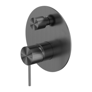 MECCA SHOWER MIXER WITH DIVERTOR GUN METAL (NR221911AGM)
