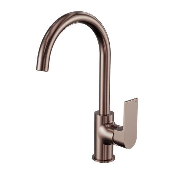 Bianca Kitchen Mixer Gooseneck Spout Brushed Bronze (NR321506BZ)