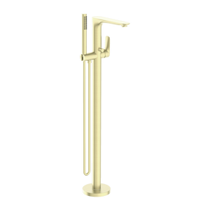 BIANCA FREESTANDING BATH MIXER WITH HAND SHOWER BRUSHED GOLD (NR321503aBG)