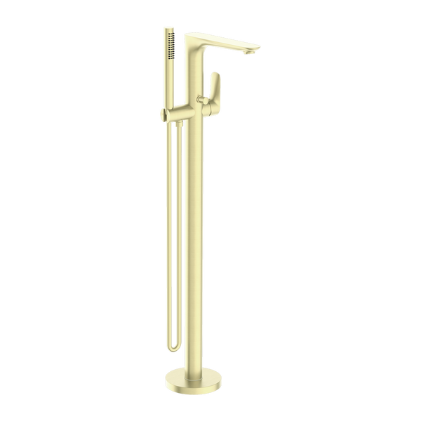BIANCA FREESTANDING BATH MIXER WITH HAND SHOWER BRUSHED GOLD (NR321503aBG)