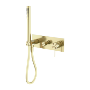 MECCA SHOWER MIXER DIVERTOR SYSTEM BRUSHED GOLD (NR221912EBG)
