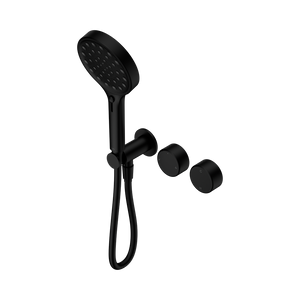 SERENITY PROGRESSIVE SHOWER SYSTEM WITH METAL HANDLE AND SERENITY HAND SHOWER MATTE BLACK (24E030MB)