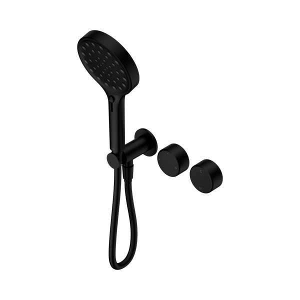 SERENITY PROGRESSIVE SHOWER SYSTEM WITH METAL HANDLE AND SERENITY HAND SHOWER MATTE BLACK (24E030MB)