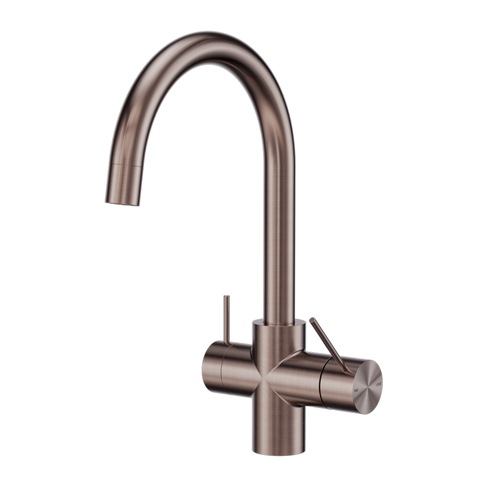 Mecca 3 Way Filtered Mixer Tap Brushed Bronze (NR221907eBZ)