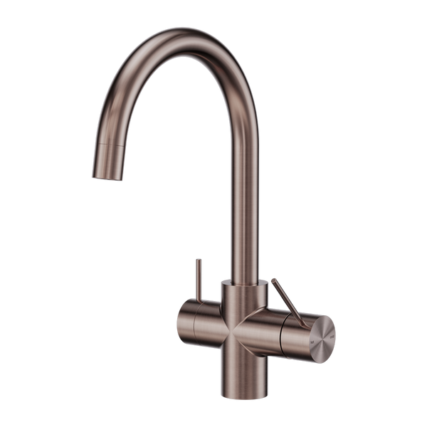 Mecca 3 Way Filtered Mixer Tap Brushed Bronze (NR221907eBZ)