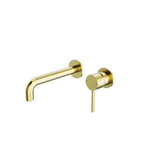 Dolce Wall Basin/Bath Mixer Separate Back Plate Brushed Gold (NR250810cBG)