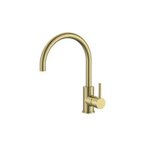WT 6096BB  JESS Swivel Sink Mixer in Brushed Brass