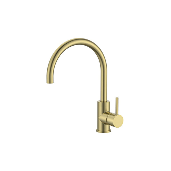 WT 6096BB  JESS Swivel Sink Mixer in Brushed Brass