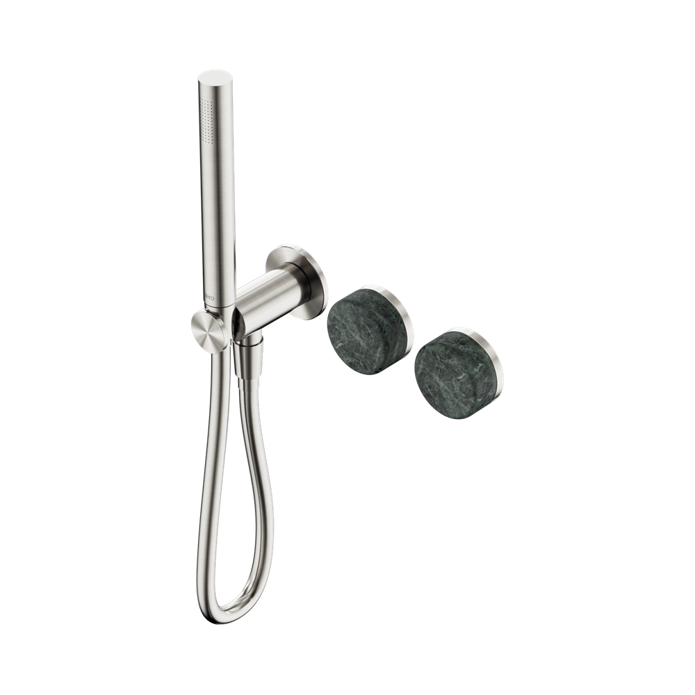 SERENITY PROGRESSIVE SHOWER SYSTEM WITH VERDE ALPI HANDLE AND SLIM SHOWER BRUSHED NICKEL (24E020BN)