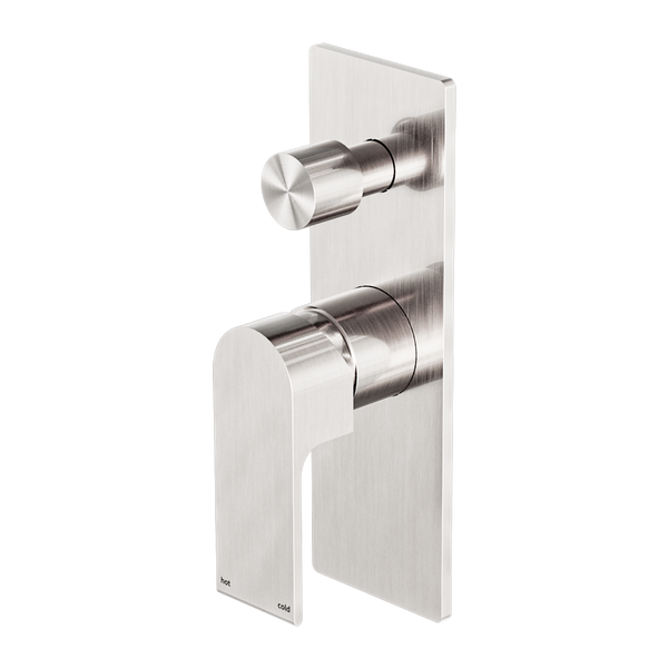 BIANCA SHOWER MIXER WITH DIVERTOR BRUSHED NICKEL (NR321511ABN)