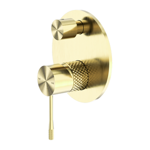 OPAL SHOWER MIXER WITH DIVERTOR BRUSHED GOLD (NR251909aBG)