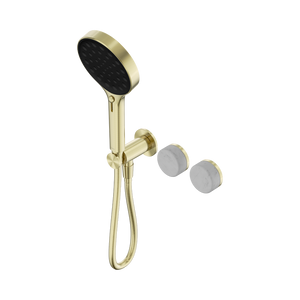 SERENITY PROGRESSIVE SHOWER SYSTEM WITH CARRARA HANDLE AND SERENITY HAND SHOWER BRUSHED GOLD (24E025BG)