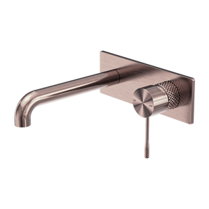 OPAL WALL BASIN/BATH MIXER 120/160/185/230/260MM BRUSHED BRONZE