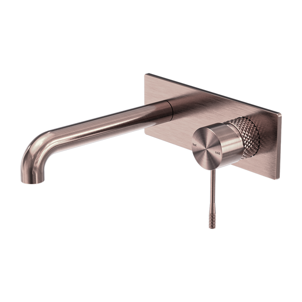 OPAL WALL BASIN/BATH MIXER 120/160/185/230/260MM BRUSHED BRONZE