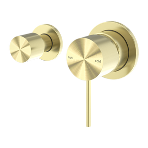 MECCA SHOWER MIXER WITH HORIZONTAL 2 WAY DIVERTOR BRUSHED GOLD (NR221911UBG)