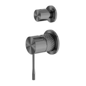 OPAL SHOWER MIXER WITH DIVERTOR SEPARATE PLATE GRAPHITE (NR251909eGR)