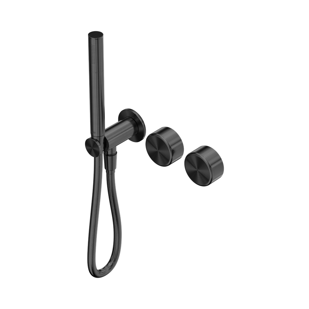 SERENITY PROGRESSIVE SHOWER SYSTEM WITH METAL HANDLE AND SLIM SHOWER GUN METAL (24E024GM)