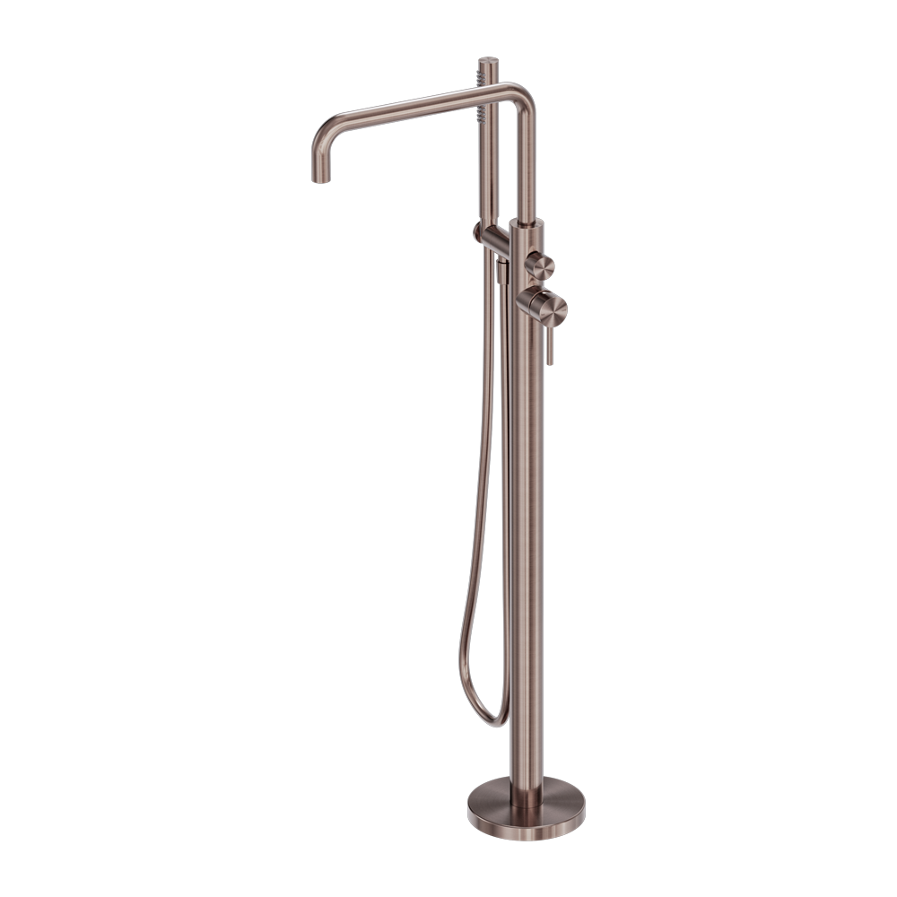 Zen SS316L Freestanding Bath Mixer Brushed Bronze (NR162203a02BZ)