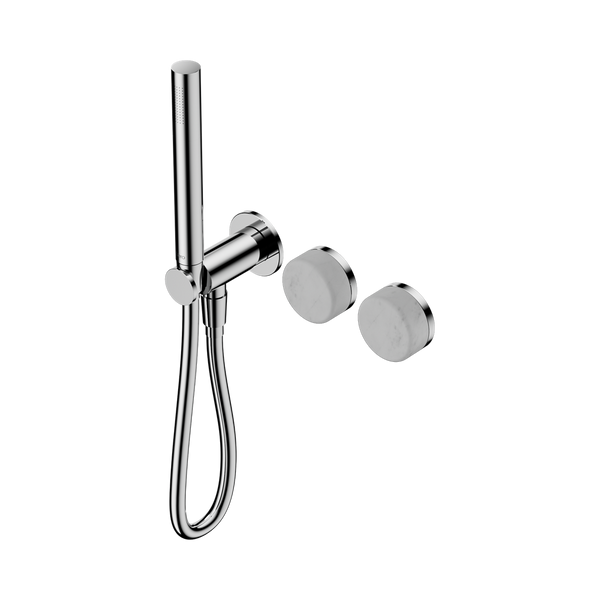 SERENITY PROGRESSIVE SHOWER SYSTEM WITH CARRARA HANDLE AND SLIM SHOWER CHROME (24E019CH)