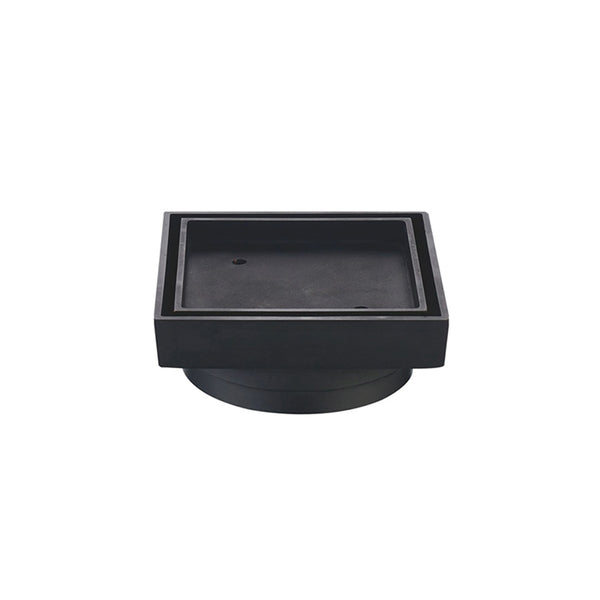 SC-SQ115BK  Tile Insert Shower Grate in Matt Black