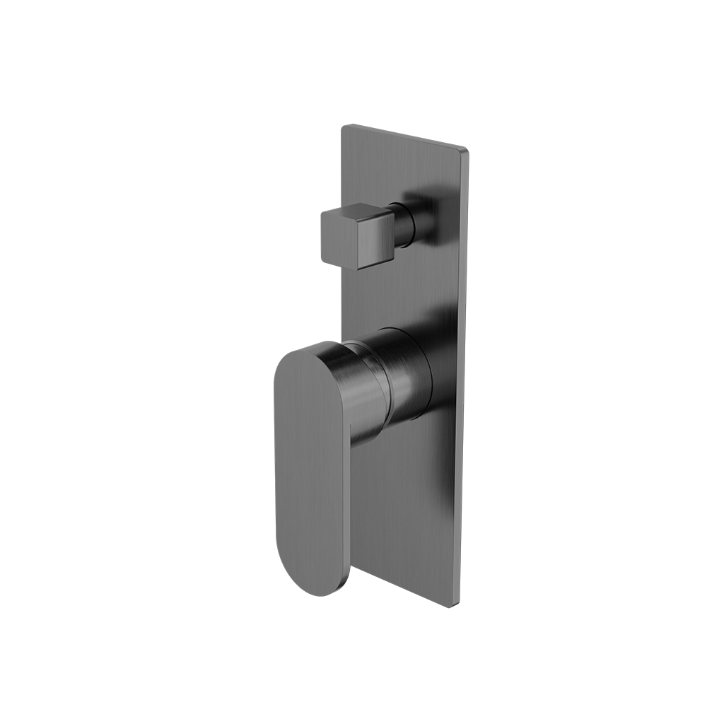 ECCO SHOWER MIXER WITH DIVERTOR Gun Metal (NR301311AGM)
