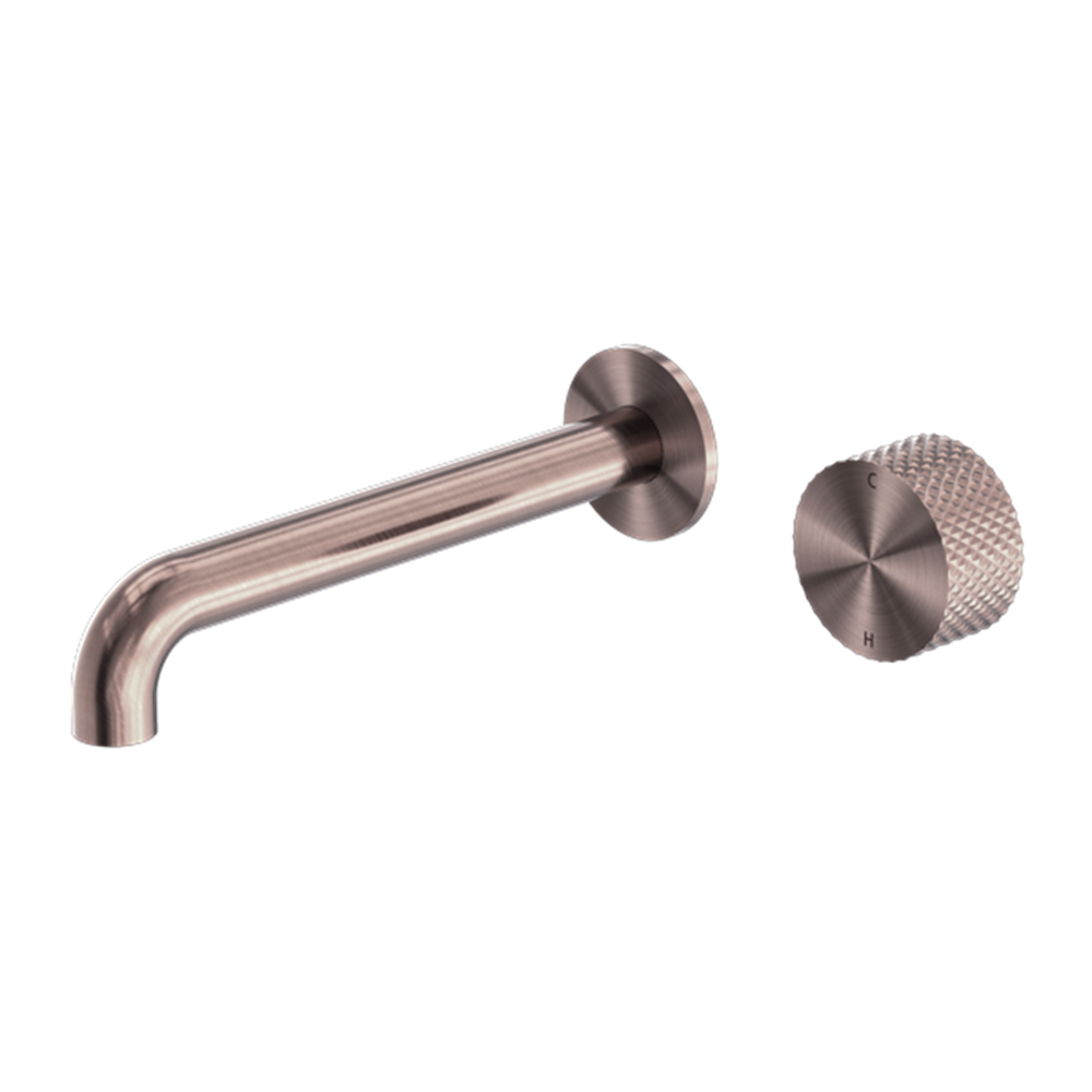 OPAL PROGRESSIVE WALL BASIN/BATH SET 120/160/185/230/260MM BRUSHED BRONZE