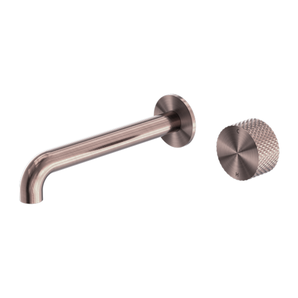 OPAL PROGRESSIVE WALL BASIN/BATH SET 120/160/185/230/260MM BRUSHED BRONZE
