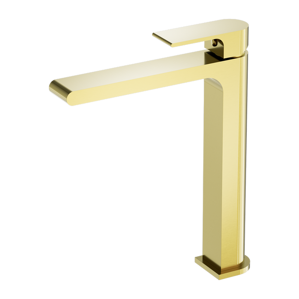 BIANCA TALL BASIN MIXER BRUSHED GOLD (NR321501aBG)
