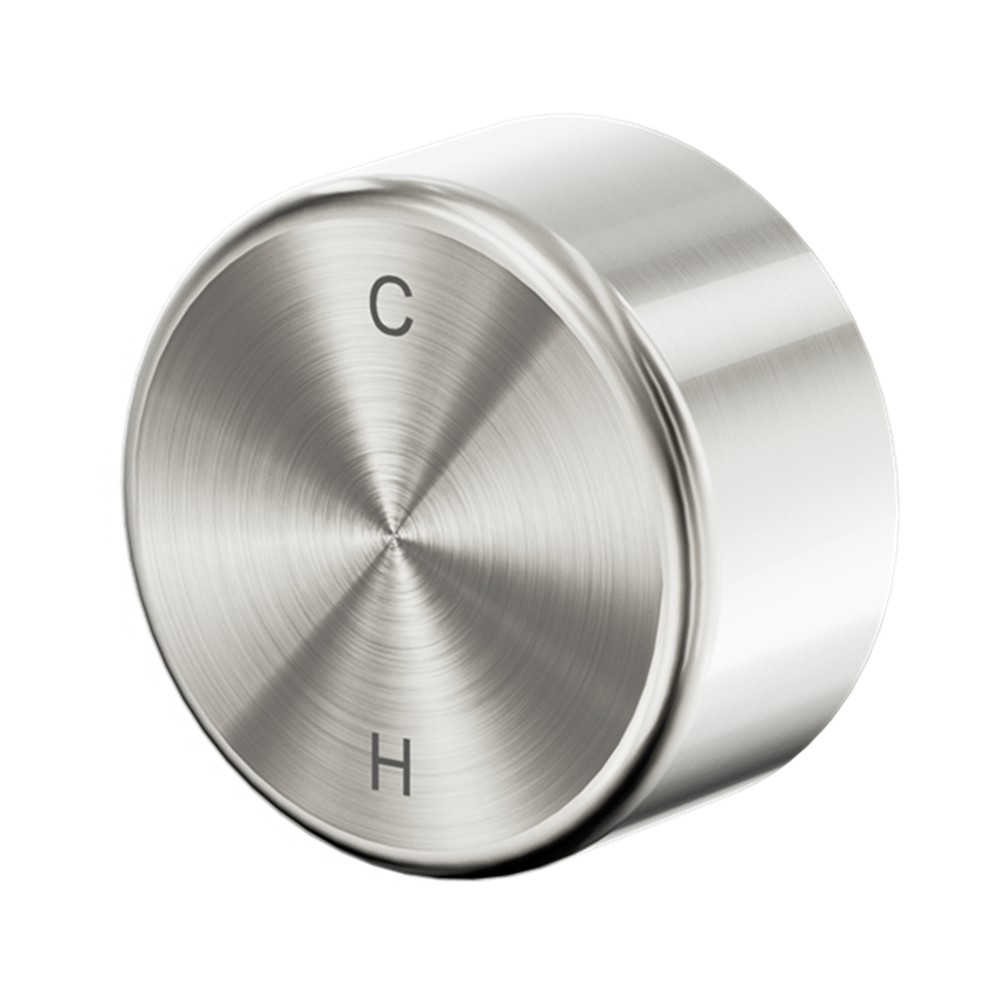 SERENITY PROGRESSIVE SHOWER MIXER WITH METAL HANDLE BRUSHED NICKEL (24E006BN)