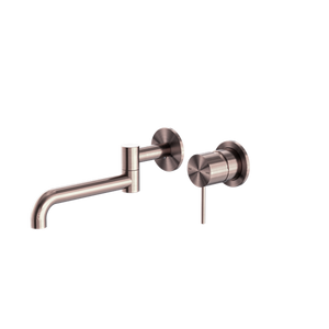 MECCA WALL BASIN/BATH MIXER SWIVEL SPOUT 225MM BRUSHED BRONZE (NR221910RBZ)