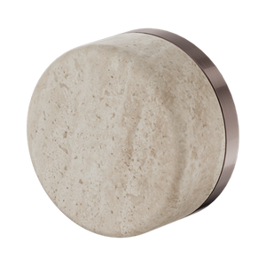 SERENITY PROGRESSIVE SHOWER MIXER WITH ROME TRAVERTINE HANDLE BRUSHED BRONZE (24E003BZ)